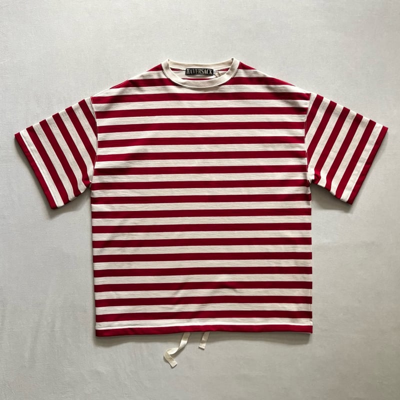 度詰天竺ボーダー 半袖Tシャツ 812624 / HAVERSACK ハバーサック | e-s