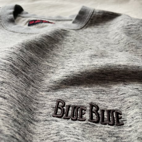 スビンギザコットンBB EMB LS 1009890 / BLUE BLUE ブルーブルー
