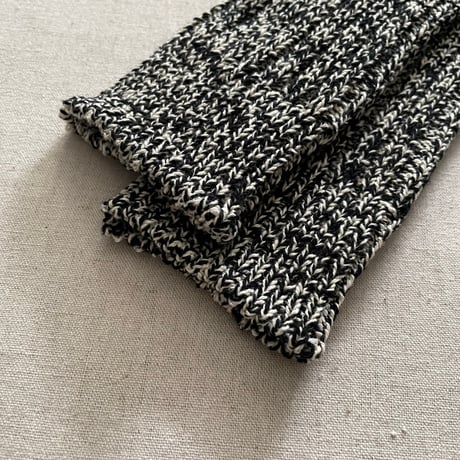 RECYCLE COTTON RIBBED CREW SOCKS size M(25~27cm) R1448 / ROTOTO