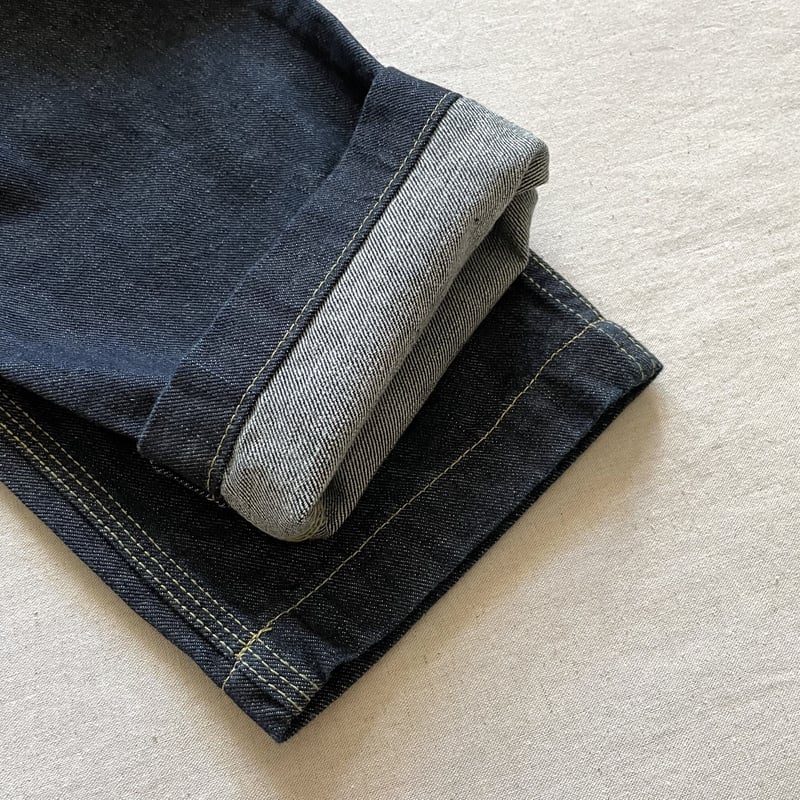 Fall Leaf Sprayer Pants (Indigo) / SASSAFRAS |