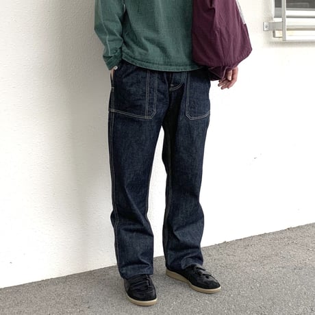 Fall Leaf Pants (Indigo) / SASSAFRAS
