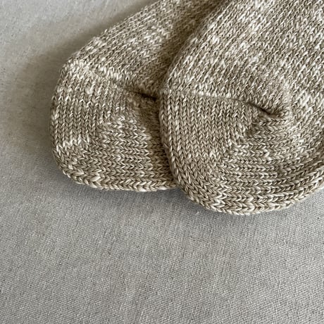 LOW GAUGE SLUB CREW SOCKS R1251 / ROTOTO