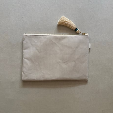 インドキルトラリー&フランスシーツ MIXポーチ M ARTEA-26SP44 / ARTE POVERA アルテポーヴェラ