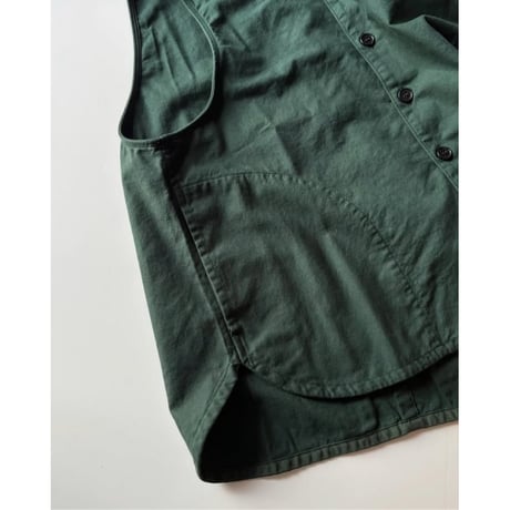 CW ラウンドテール ベスト 7254V-006 / NATURAL LAUNDRY  ナチュラルランドリー