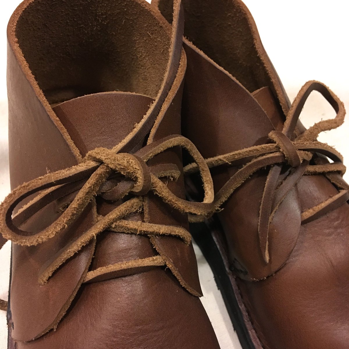 Aurora Shoes ノースパシフィックチェッカー ブーツ 9D ブラウン