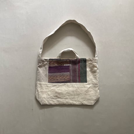 インドラリーキルト&フランスシーツ トート&ショルダーBAG ARTEA-26SP45 / ARTE POVERA アルテポーヴェラ