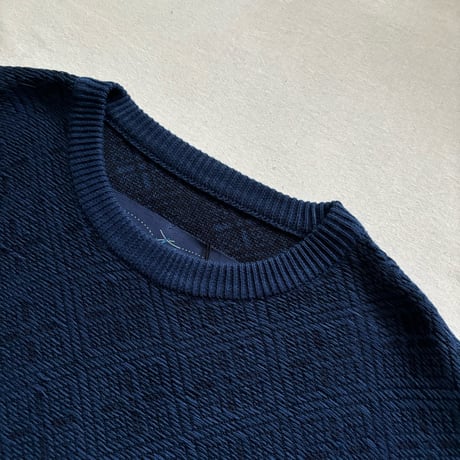 KOGIN KNIT CREWNECK (NAVY) PC-051-3050 / Porter Classic ポータークラシック