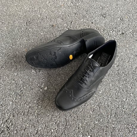 TR-004 WING TIP (BLACK) / TRAVELSHOES by chausser トラベルシューズバイショセ
