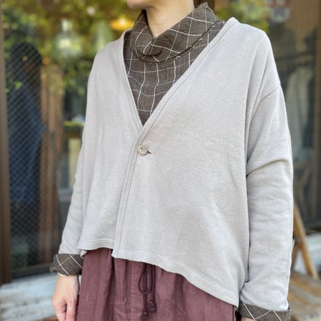 Linen Check プルオーバーブラウス 13137103 / Vlas Blomme ヴラスブラム