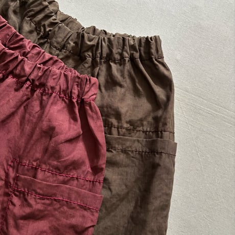 リネンバイオ 八分丈パンツ 261-3406 / homspun ホームスパン
