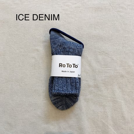 DENIM TONE SOCKS R1188 / ROTOTO