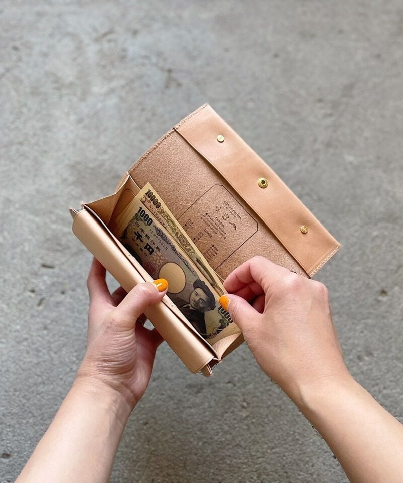 long wallet 『yoni』➖ german black➖ | cian en paclam