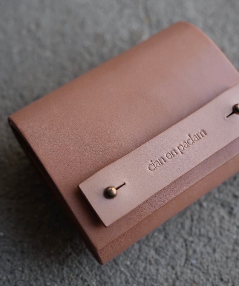 cian en paclam ミニ財布 三つ折り財布 mini wallet ➖natural➖ | cian en paclam