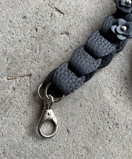 Long strap ➖flower black➖
