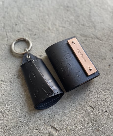 mini wallet➖SHAPES black ✖︎ natural ➖