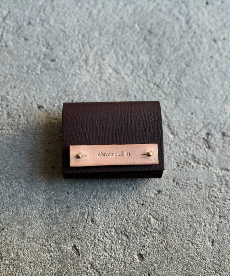 mini wallet ➖ NAKI cocoa➖ | cian en paclam
