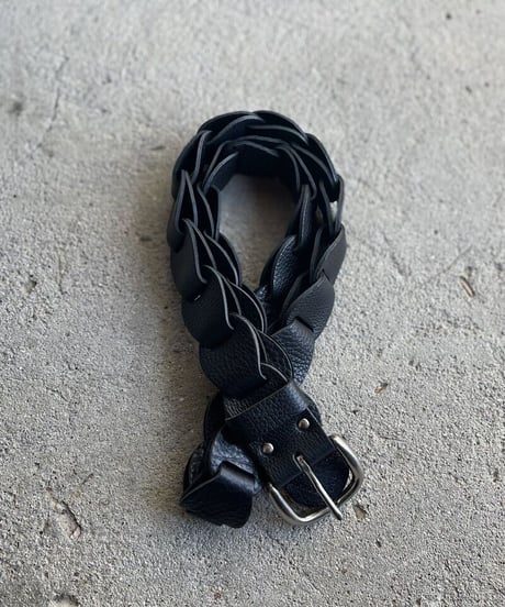 Leather Belt "short type"➖black ➖