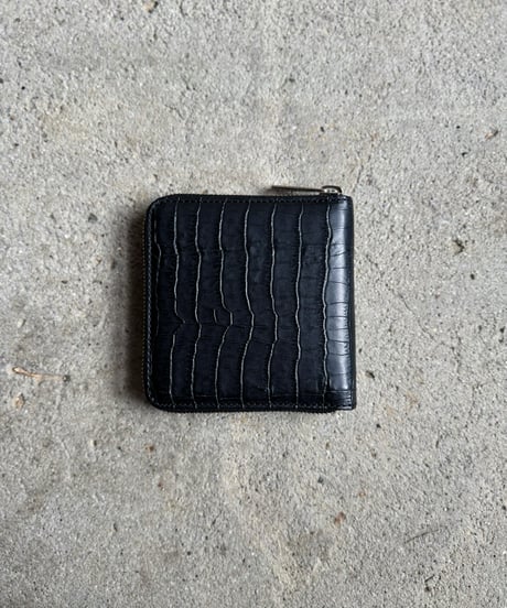 Round zip wallet➖NUE black➖