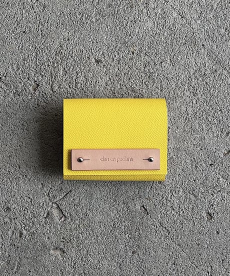 mini wallet ➖ yellow ➖