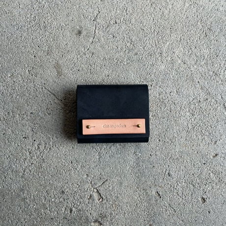 mini wallet ➖ german black × natural➖
