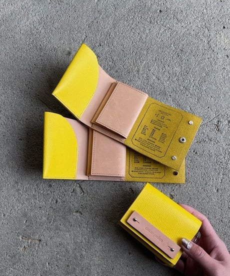 mini wallet ➖ yellow ➖