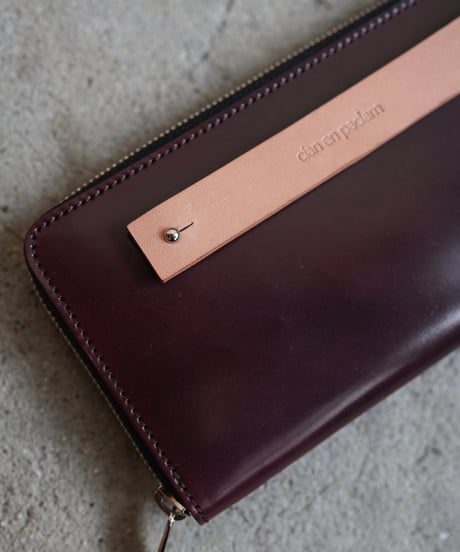 Long Round zip wallet ➖cordovan HORWEEN社➖