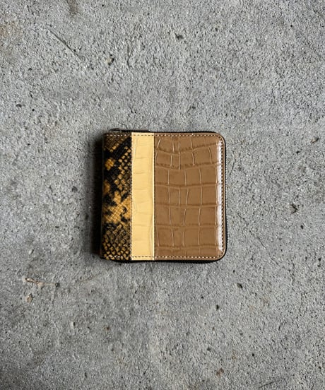 Round zip wallet➖NUE beige➖