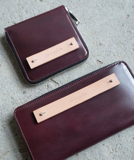 Long Round zip wallet ➖cordovan HORWEEN社➖