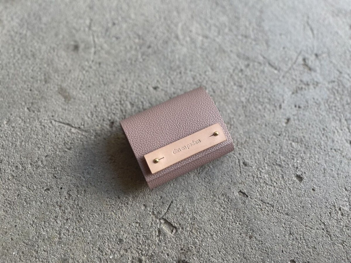 mini wallet ➖pink beige ➖