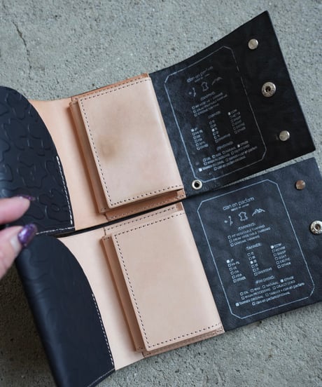 mini wallet➖panther black➖