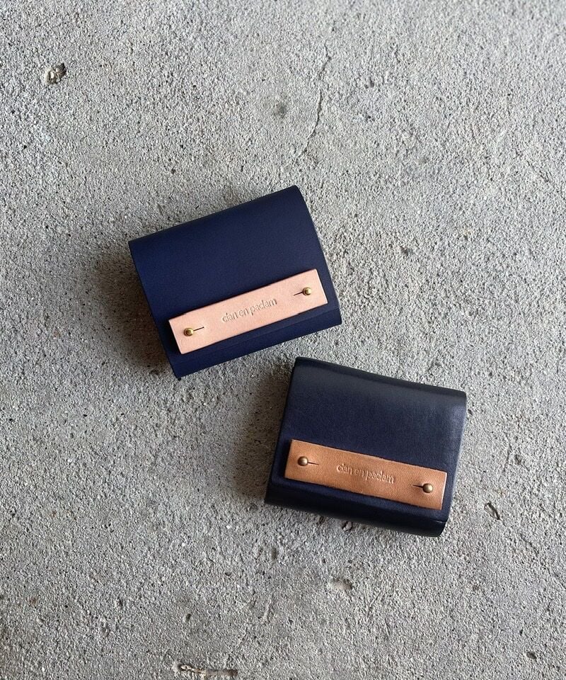 cian en paclam mini wallet NAKI ネイビー　ブルー mini wallet ➖ NAKI navy➖ | cian en paclam