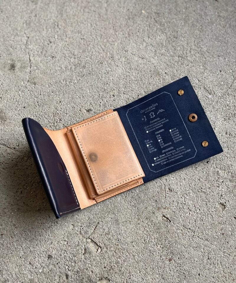 mini wallet ➖ NAKI navy➖ | cian en paclam