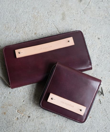 Long Round zip wallet ➖cordovan HORWEEN社➖
