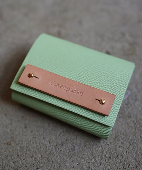 mini wallet➖ pistachio ➖