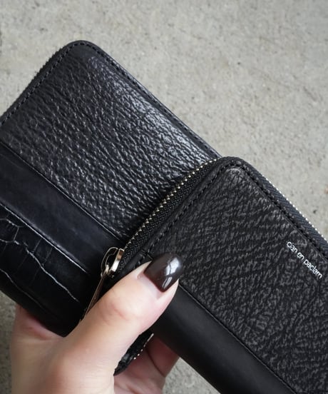 Round coin purse➖black➖