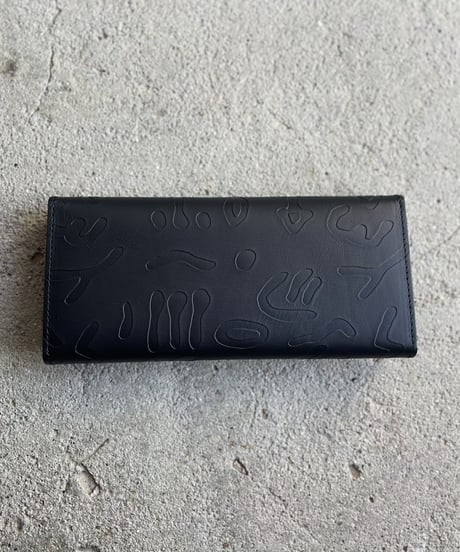 long wallet 『yoni』➖SHAPES black × black➖
