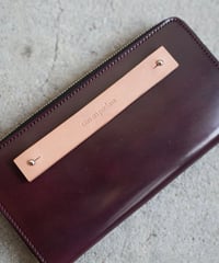 Long Round zip wallet ➖cordovan HORWEEN社➖
