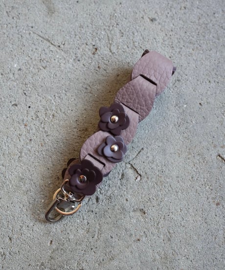 Short strap ➖flower pink beige➖