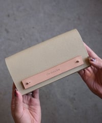 long wallet『tiny』➖cream➖