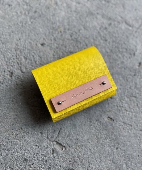 mini wallet ➖ yellow ➖