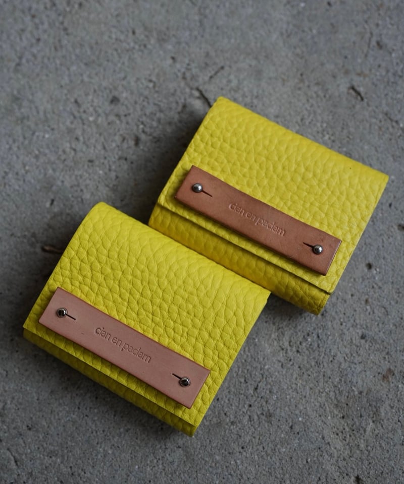cian en paclam シアンエンパクラム　ミニウォレット mini wallet ➖ warm gray ➖ | cian en paclam