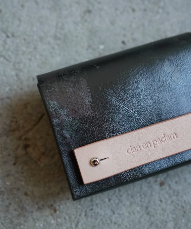 mini wallet➖verdigris➖ | cian en paclam