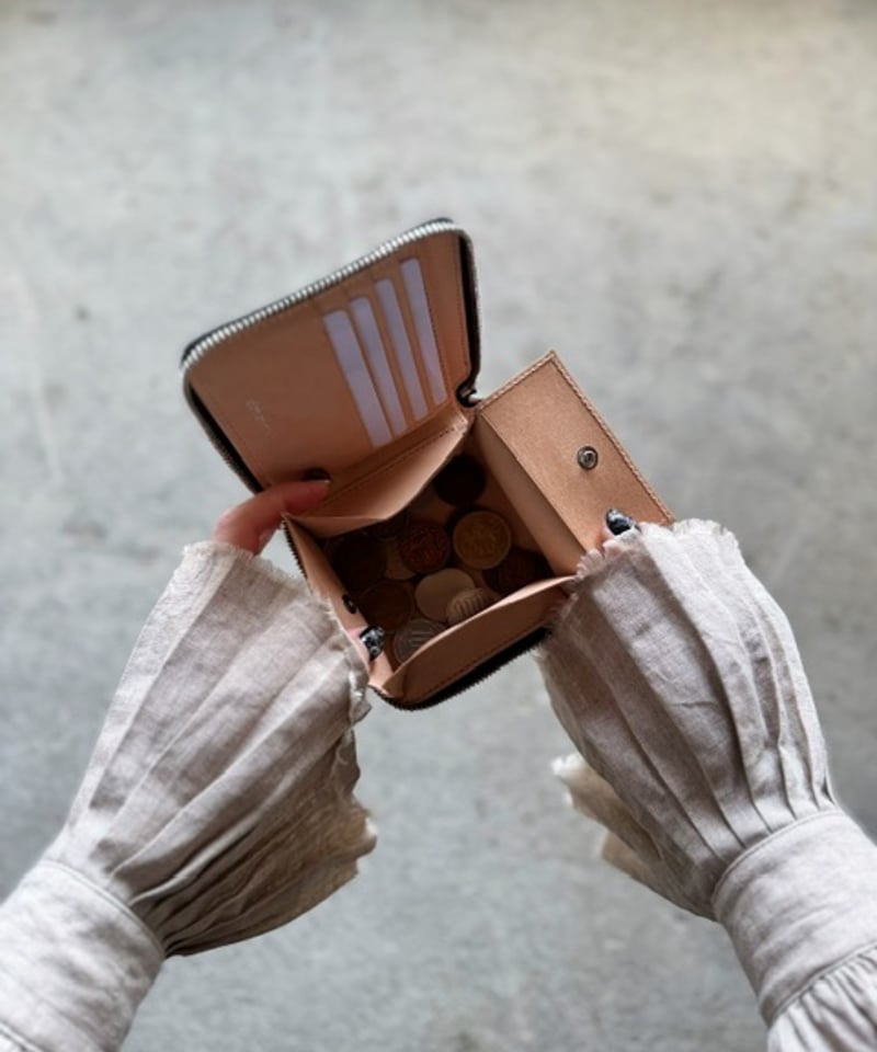 Round zip wallet➖DOODLE➖ | cian en paclam