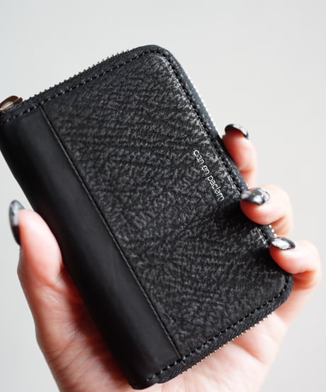 Round coin purse➖black➖