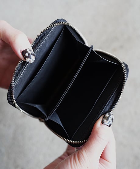 Round coin purse➖black➖