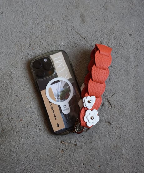 Short strap➖flower orange➖
