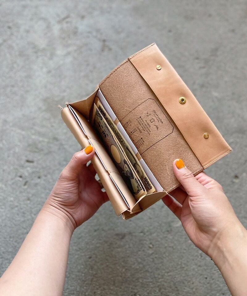 long wallet 『yoni』➖ german black➖ | cian en paclam