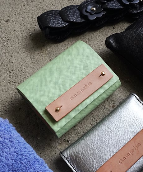 mini wallet➖ pistachio ➖