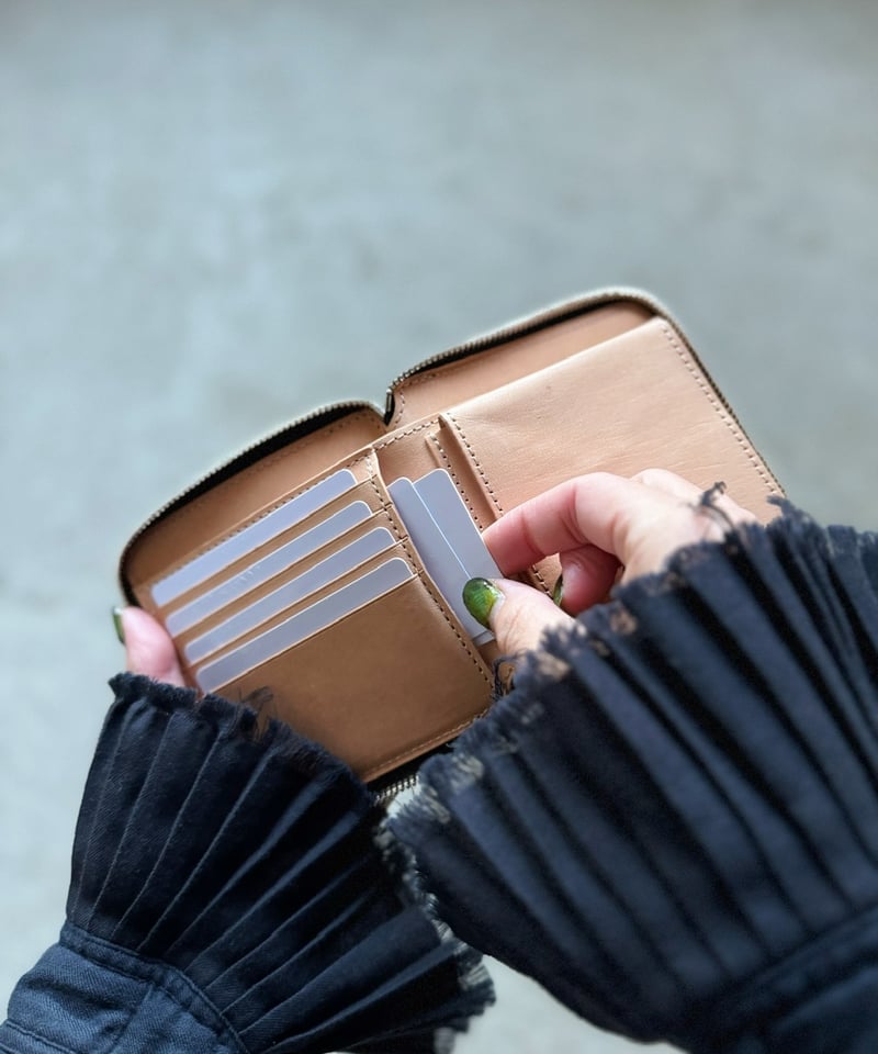 Round zip wallet➖DINO➖ | cian en paclam