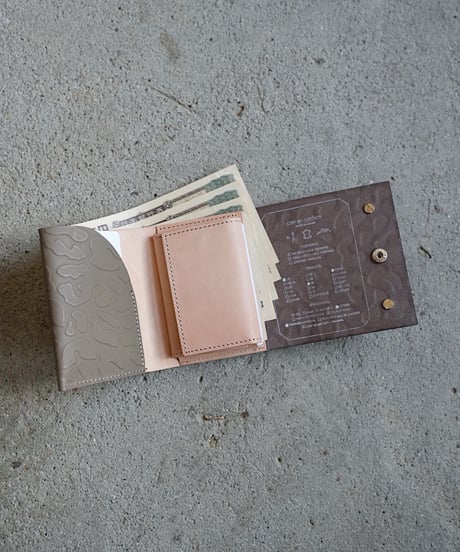 mini wallet➖panther Taupe➖